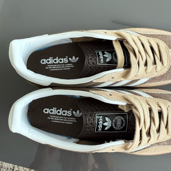 Adidas Gazelle Brown and White Sneakers - Picture 3 of 4
